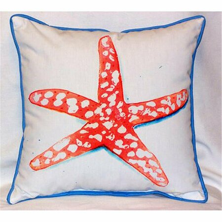 JENSENDISTRIBUTIONSERVICES Coral Starfish Large Indoor-Outdoor Pillow 16 in. x 20 in. MI48778